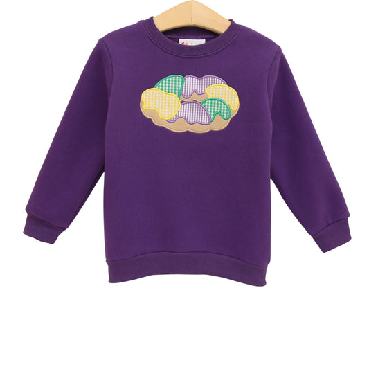 Smockcandy king cake sweatshirt