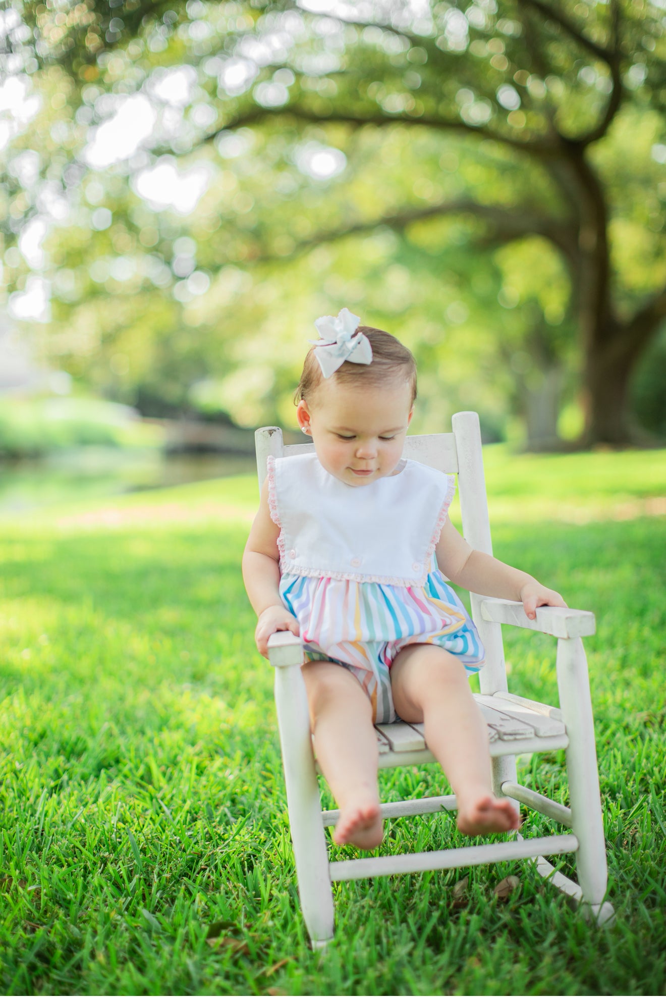 Blaire bubble in colorful stripe