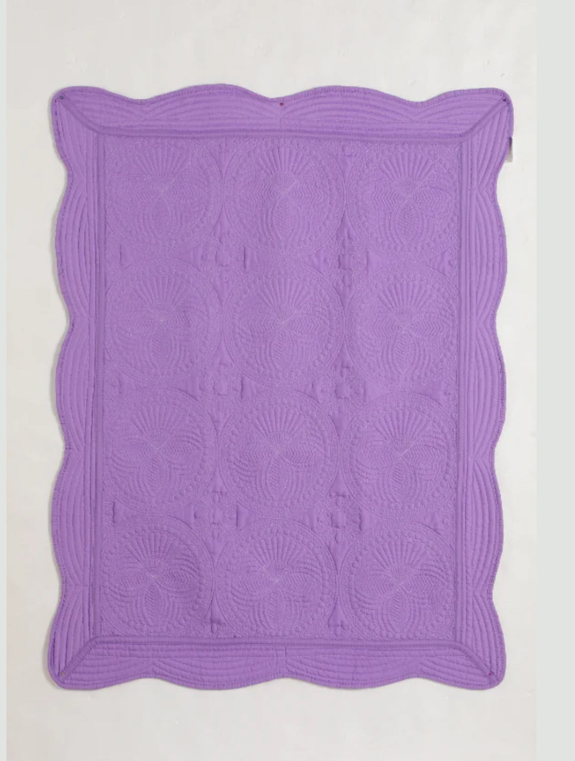 Heirloom quilt in purple