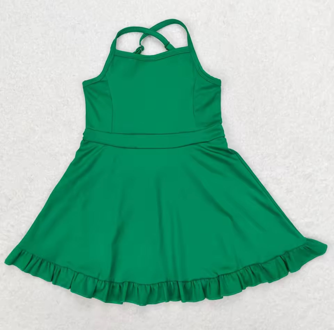 Green athletic dress