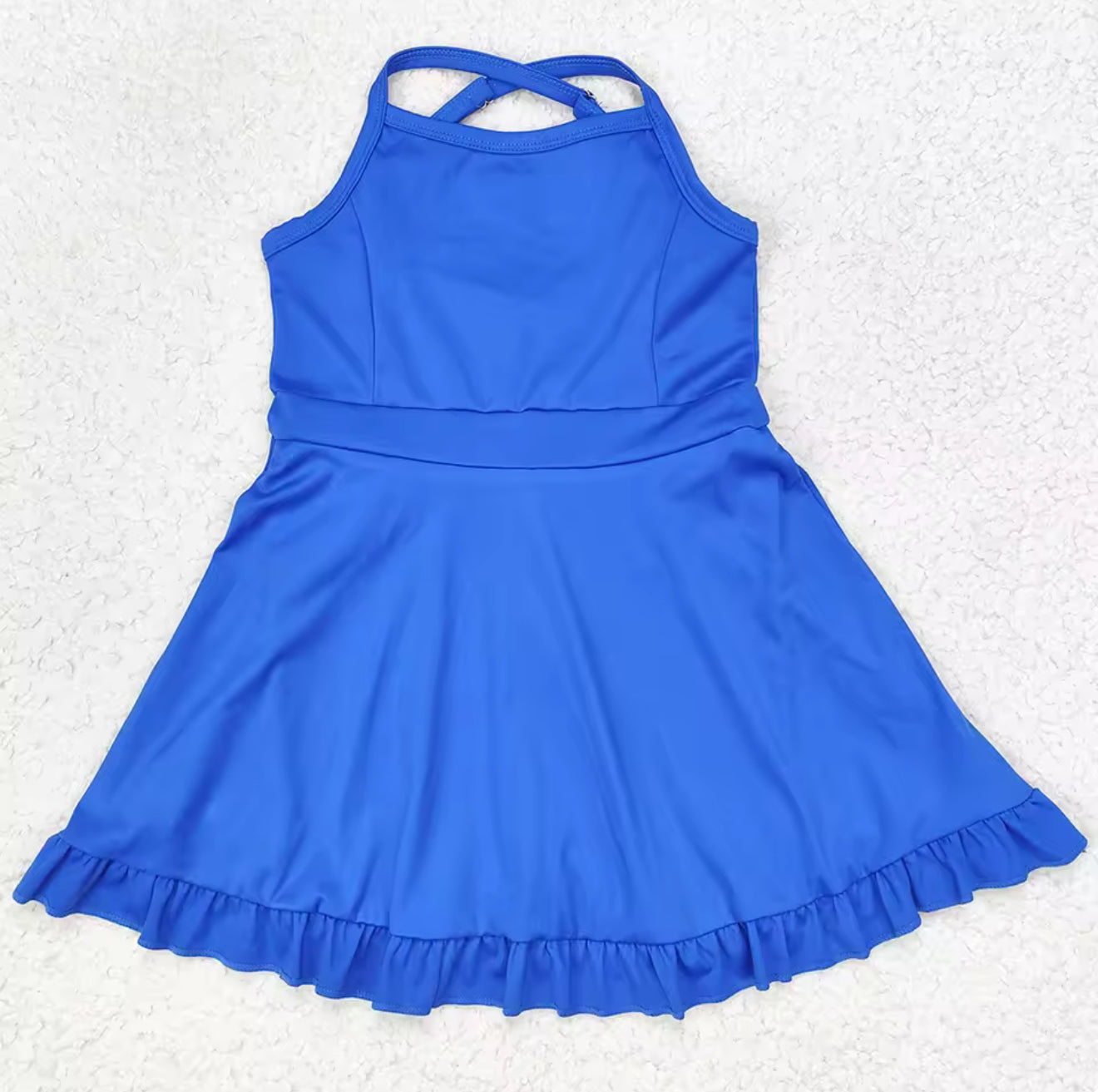 Royal blue athletic dress