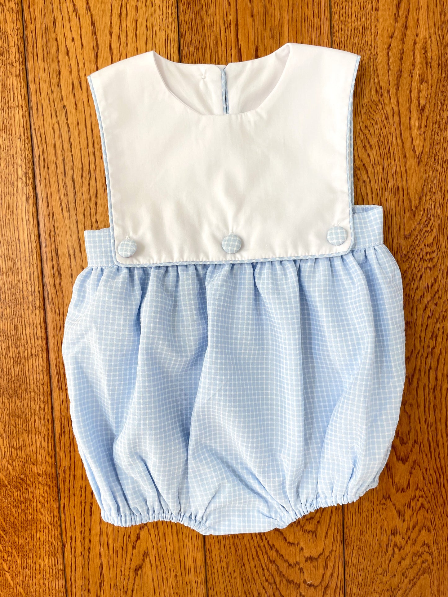 Baylor blue check bubble