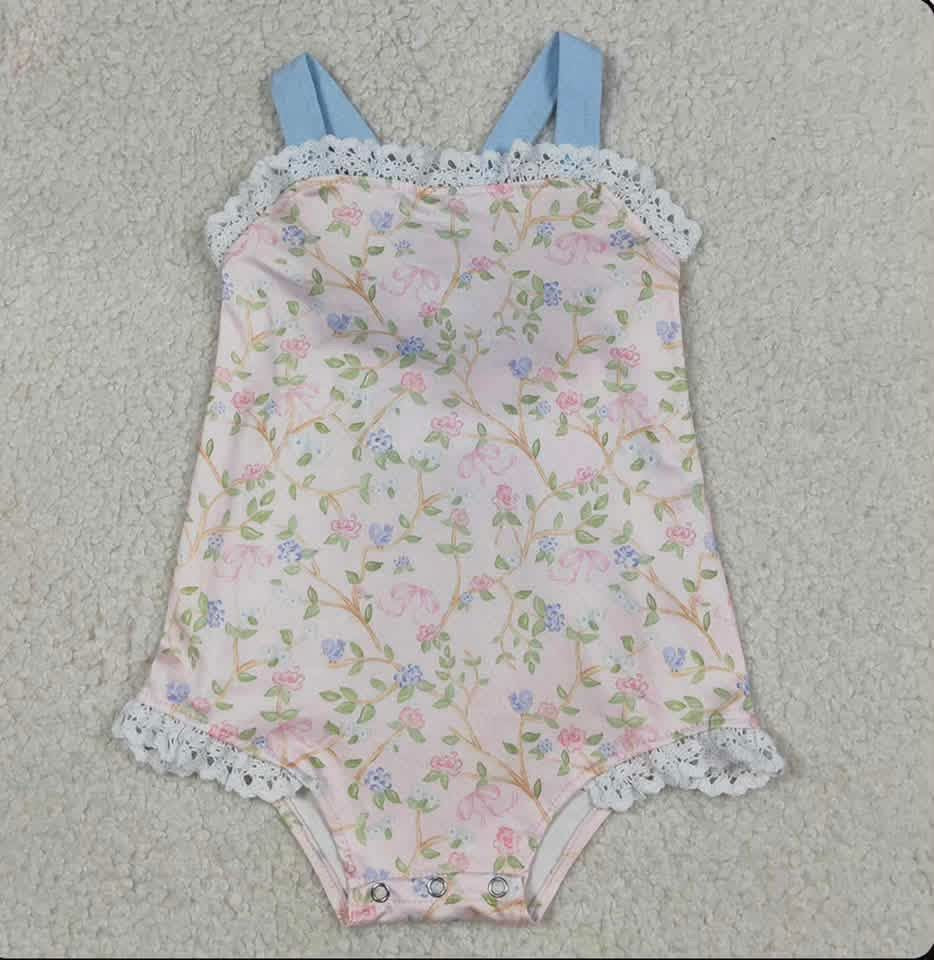 Floral sunsuit bubble