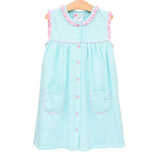 Mint & pink SmockCandy dress