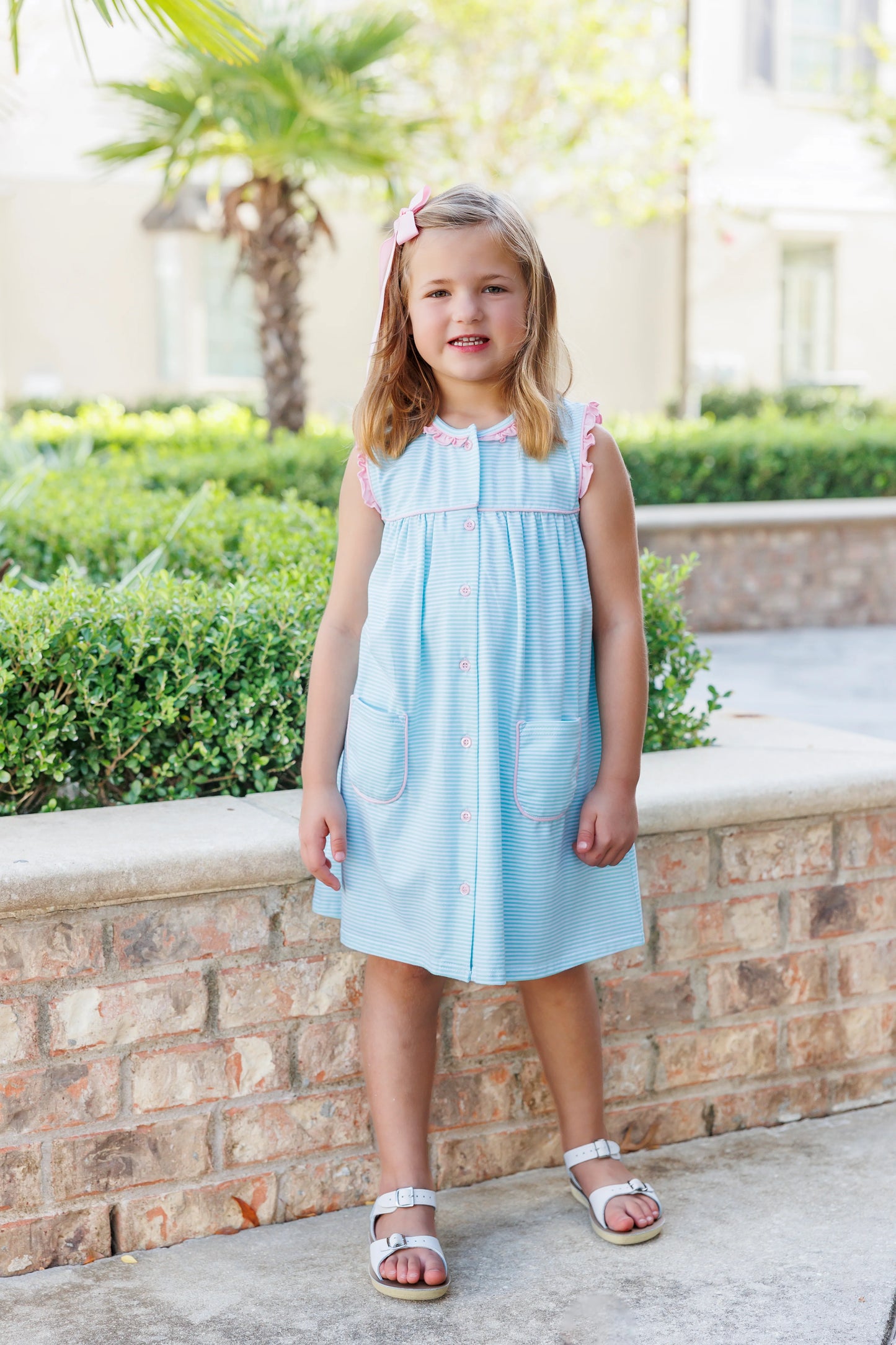 Mint & pink SmockCandy dress