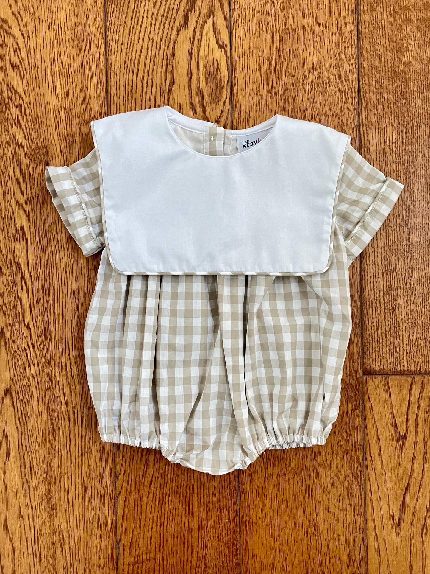 PRE-ORDER Carter bubble in khaki check