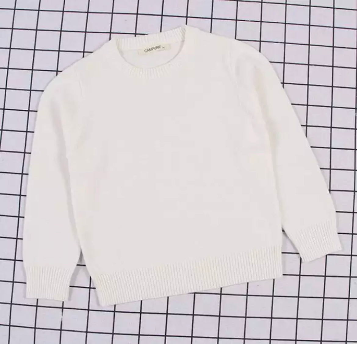Crewneck sweater - off white