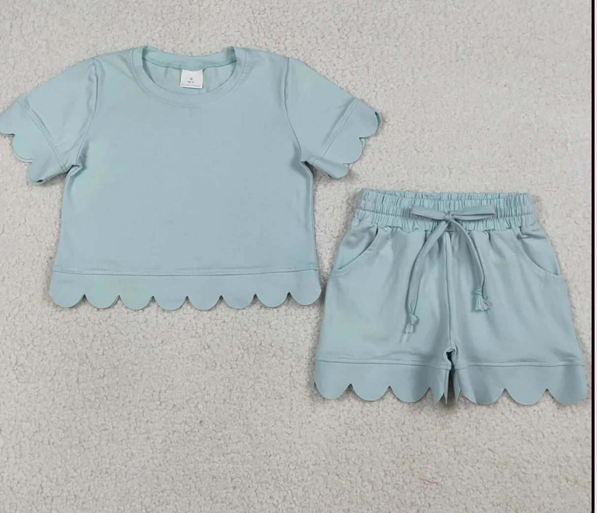 Mint scallop set