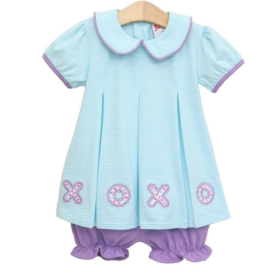 SmockCandy Valentine bloomerset