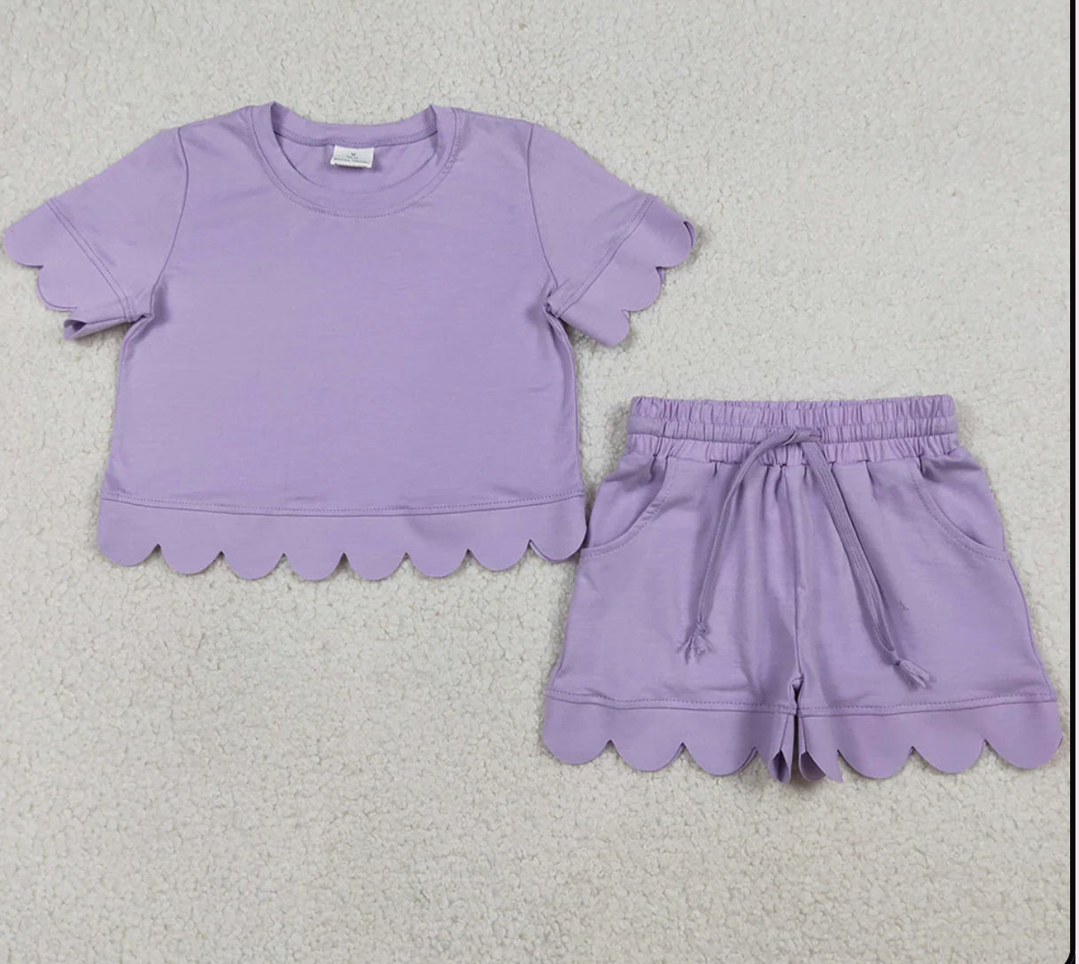 Purple scallop set