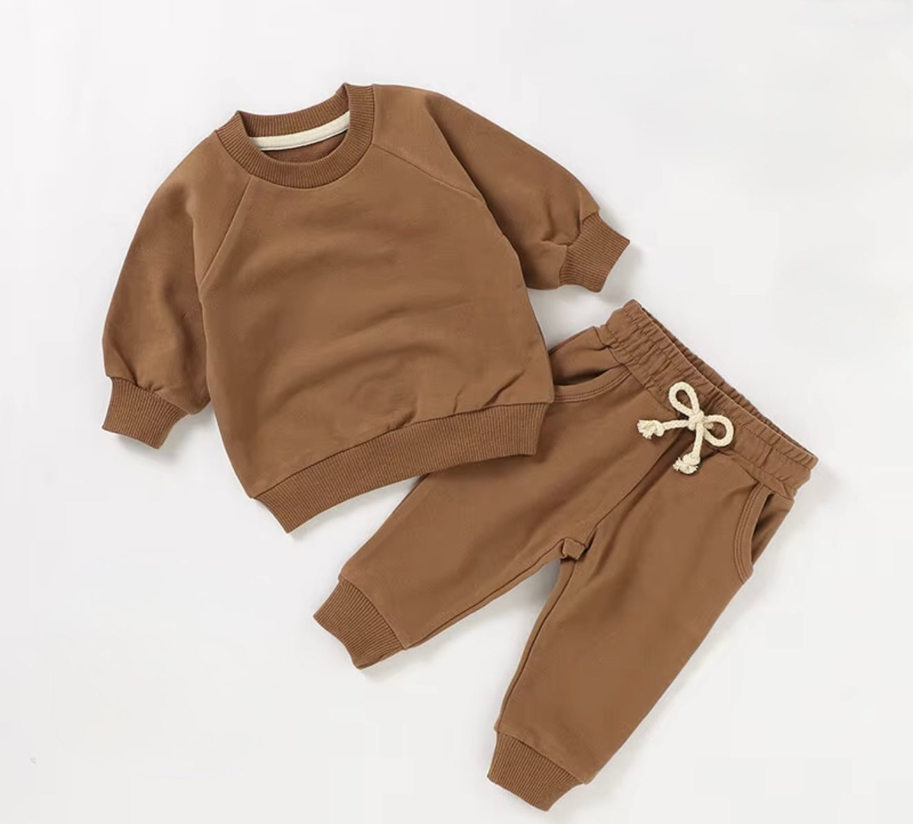 Brown jogger set