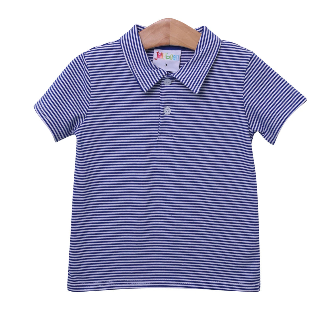 Royal blue stripe Michael polo