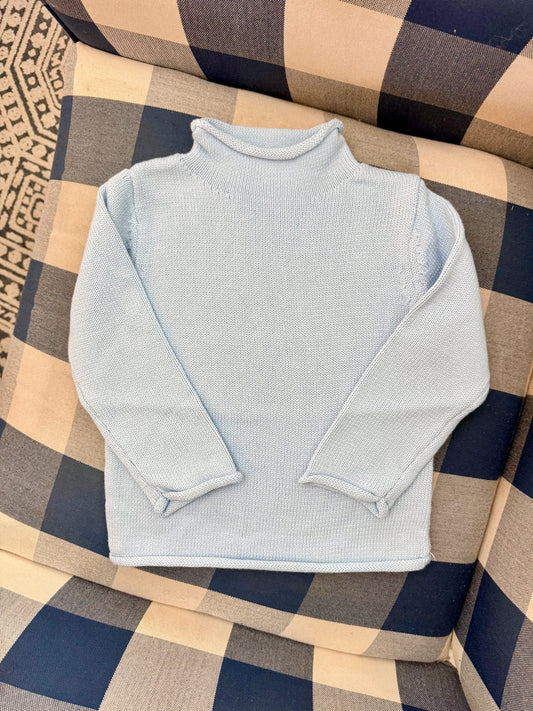 Light blue rollneck sweater
