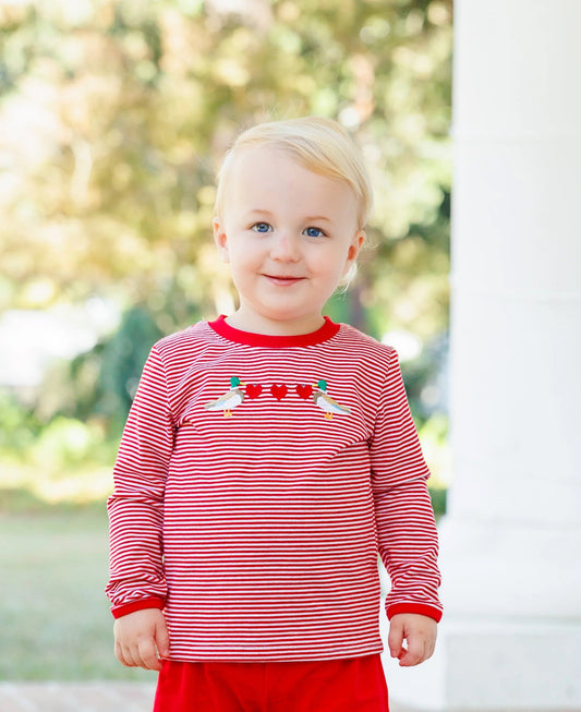 SmockCandy Valentine mallard shirt