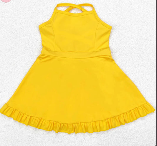 Yellow athletic dress