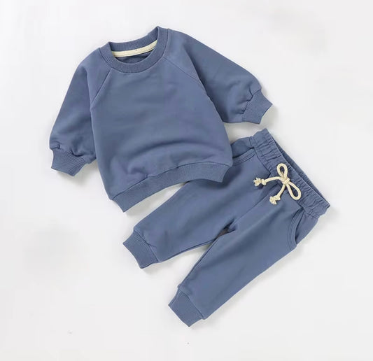 Stone blue jogger set