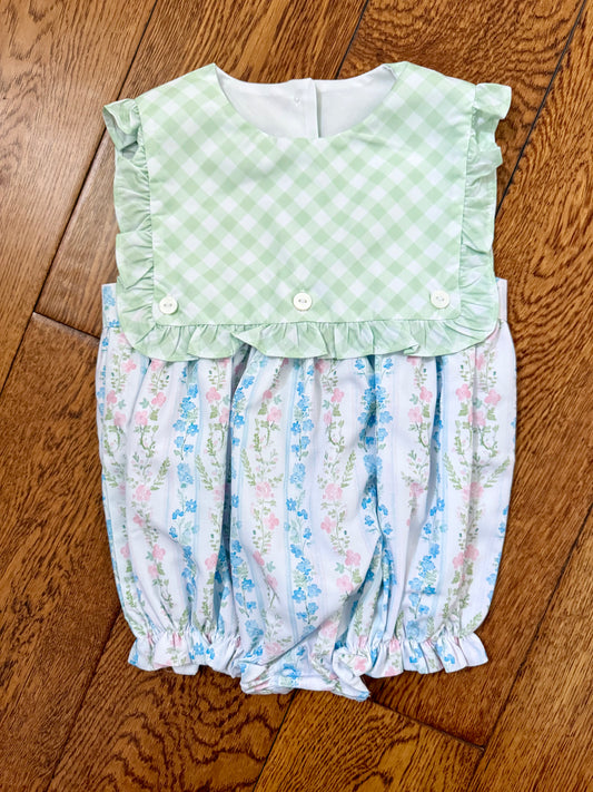 Blaire bubble in floral stripe