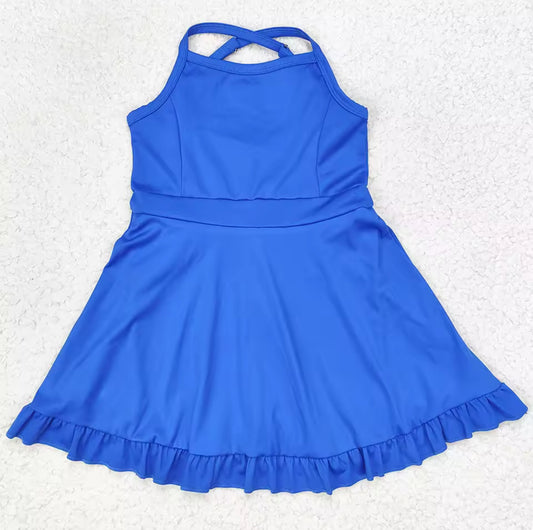 Royal blue athletic dress