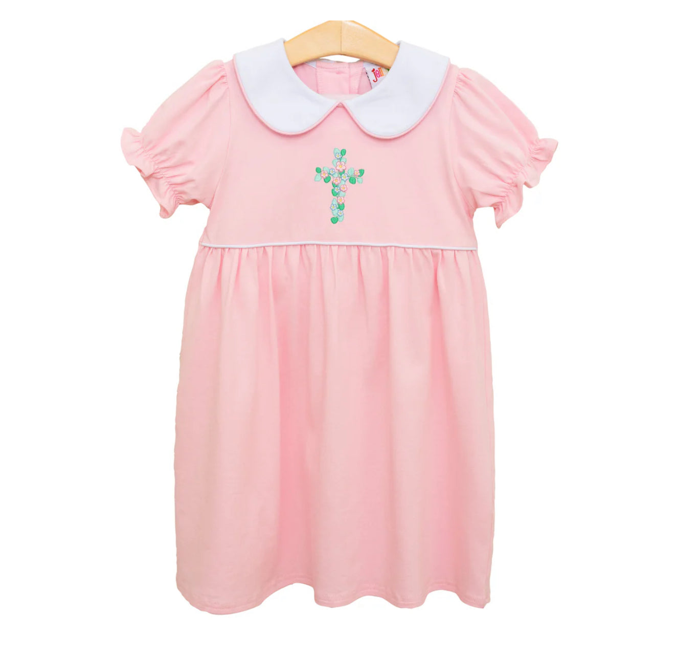 Floral cross Smock candy
