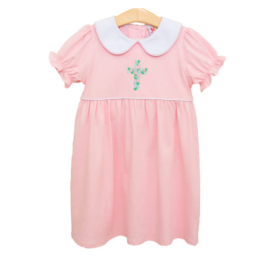 Floral cross Smock candy