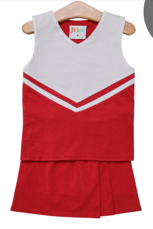 Red cheer uniform