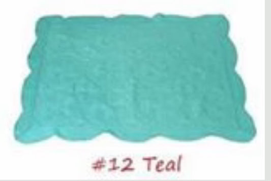 Heirloom quilt in teal