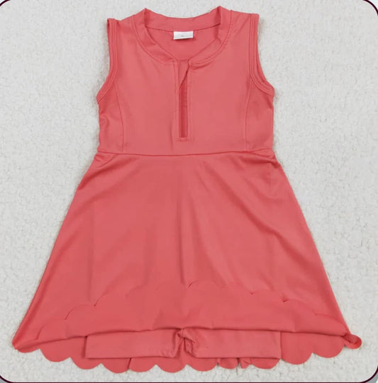 Coral athletic dress