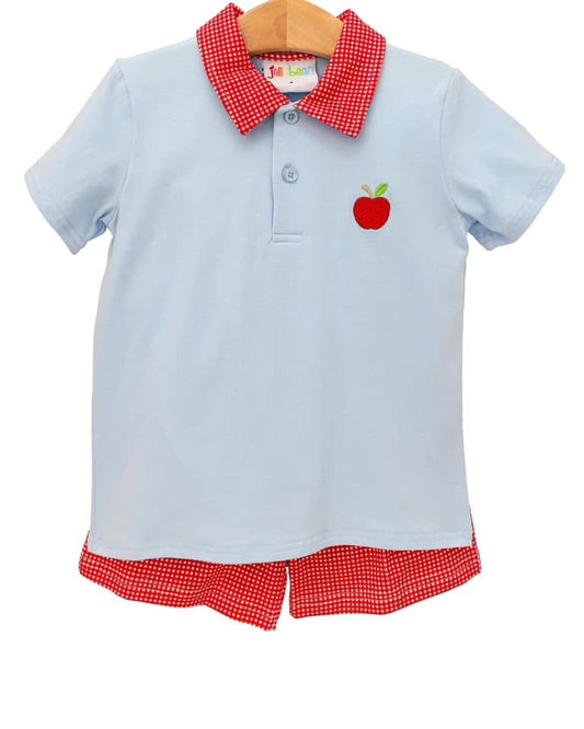 Smock candy back to school polo set