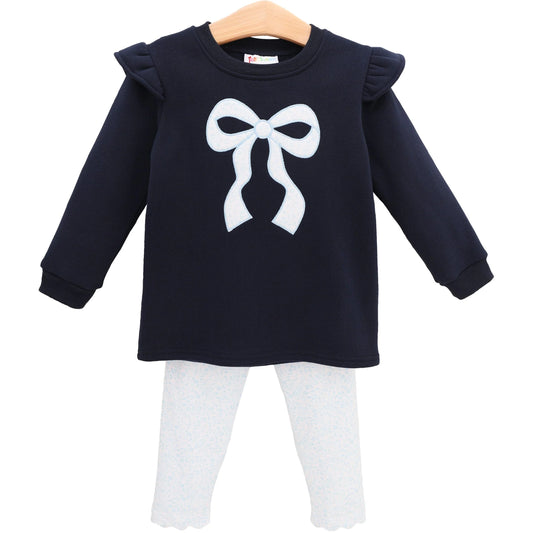 Bow sweater set