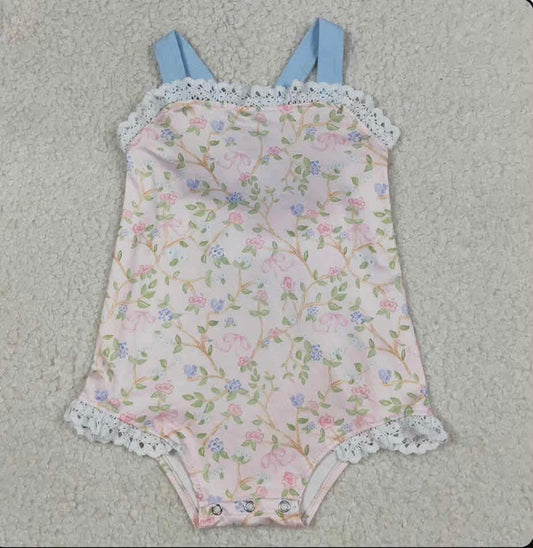 Floral sunsuit bubble