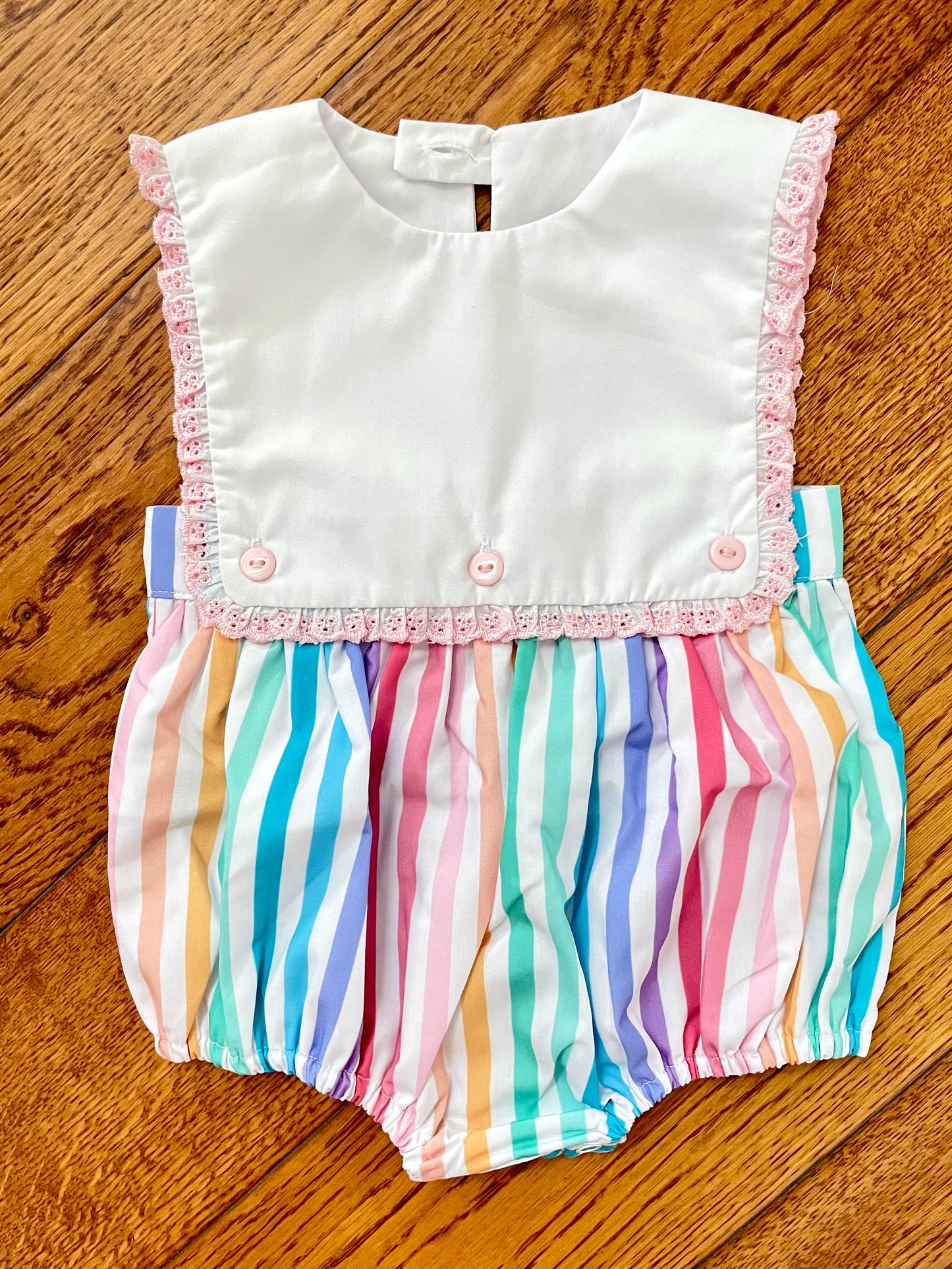 Blaire bubble in rainbow stripe